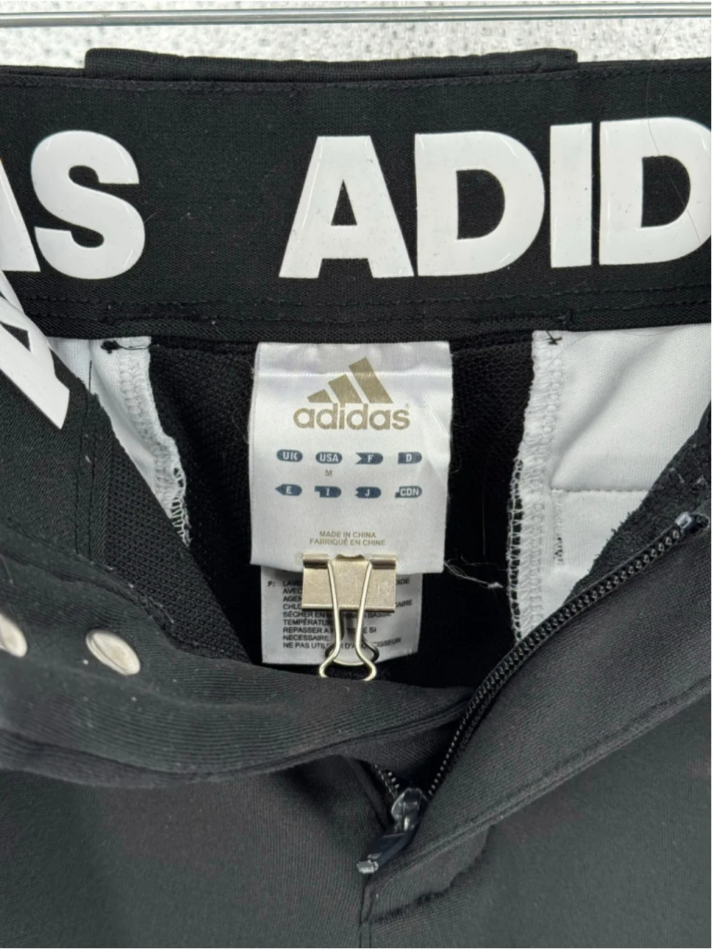 Men's Adidas Baseball Pants Black Size M